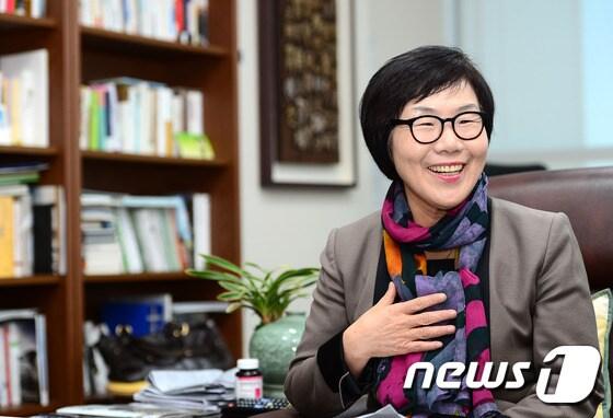 본문 이미지 - 이미경 신임 한국국제협력단 이사장. ⓒ News1 박세연 기자