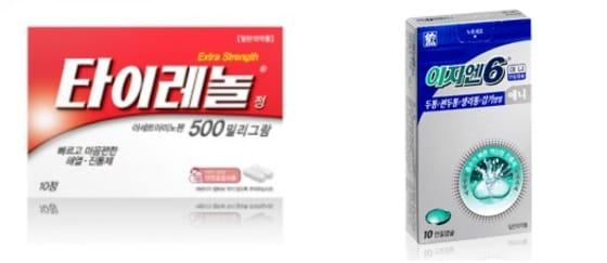 본문 이미지 - 타이레놀과 이지엔6. /뉴스1 ⓒ News1