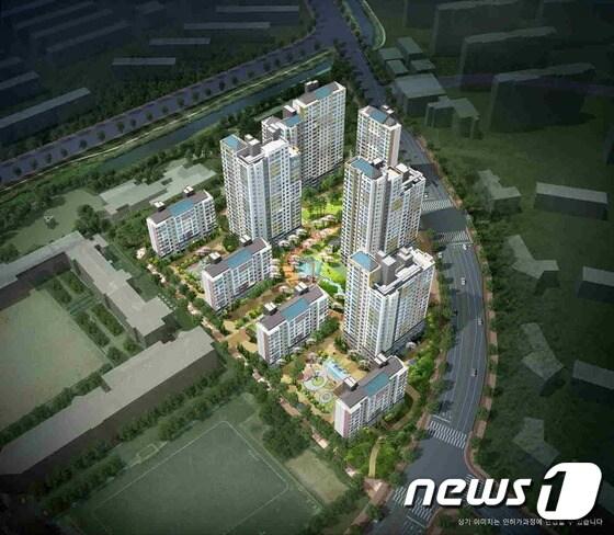 본문 이미지 - 과천 주공 7-2단지 아파트 재건축 조감도/과천시 제공ⓒ News1