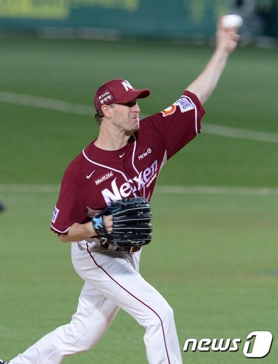 본문 이미지 - 넥센 히어로즈 밴헤켄. ⓒ News1 이동원 기자