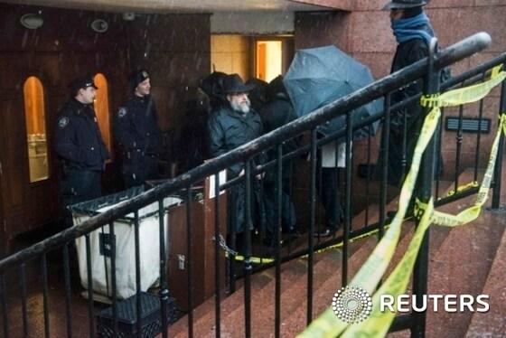 본문 이미지 - 브루클린 크라운하이츠에 위치한 차바드 루바비치 회당. ⓒ로이터=뉴스1