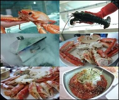 본문 이미지 - 강원도 속초 동명항 횟집 '비치대게직판장' ⓒ News1