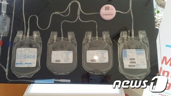 본문 이미지 - 녹십자엠에스 혈액백. /뉴스1 ⓒ News1