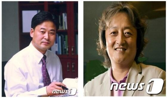 본문 이미지 - 사진 왼쪽부터 이기형 인터파크 회장, 이상규 아이마켓포커스 대표이사. ⓒ News1