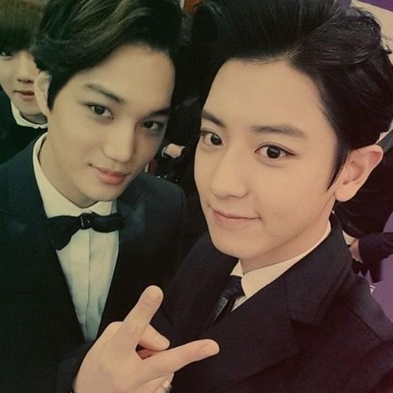 본문 이미지 - 엑소 멤버 카이와 찬열.ⓒ News1