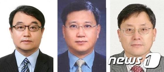 본문 이미지 - 2015년 정기임원 인사에서 전무로 승진한 (왼쪽부터) 김호 선행솔루션팀장, 박성태 경영관리팀장, 조항기 ST사업팀장/자료=삼성SDSⓒ News1