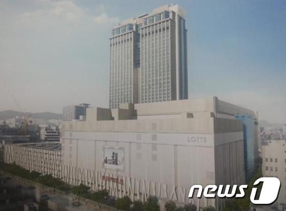 본문 이미지 - 롯데백화점 부산본점(서면점) 증축 조감도. ⓒ News1
