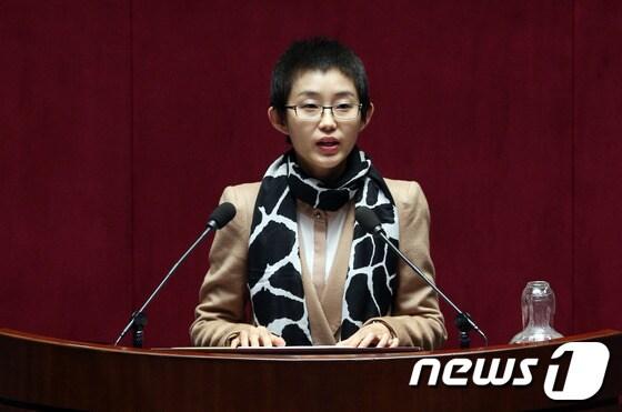 본문 이미지 - 김재연 통합진보당 대변인. 2014.2.10/뉴스1 © News1   허경 기자