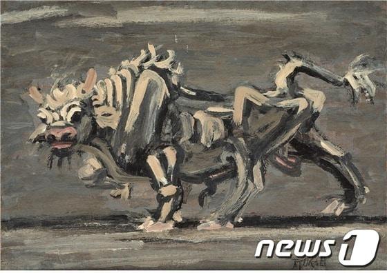 본문 이미지 - 이중섭의 '흰소'.(국립현대미술관 제공)© News1  