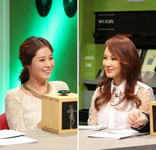 본문 이미지 - JTBC '마녀사냥'에 출연한 문소리와 엄정화. © News1 