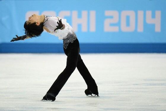 본문 이미지 - 2014 소치 동계올림픽에서 피겨 남자 싱글 금메달을 딴 일본의 하뉴 유즈루(20). © AFP=News1 