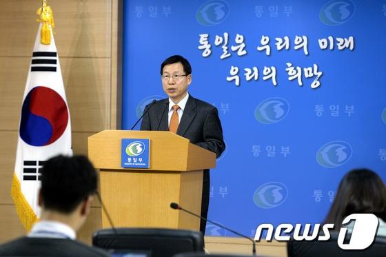 본문 이미지 - 김의도 통일부 대변인 2014.2.17뉴스1 © News1   안은나 기자