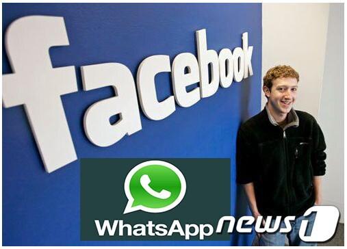 본문 이미지 - 페이스북이 모바일 메신저 서비스인 '왓츠앱'을 190억달러(약 20조2400억원)에 인수하면서 '몸집불리기'에 박차를 가하고 나섰다. © News1  