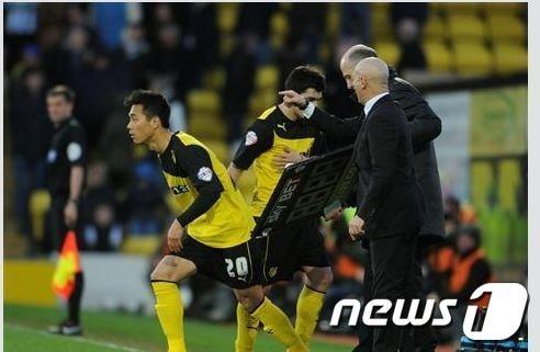 본문 이미지 - 박주영. &#40;왓포드 홈페이지 캡쳐&#41;© News1