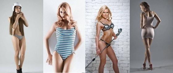 본문 이미지 - 왼쪽부터 이리나 에바쿠모바, 예카테리나 보브리바, 알렉산드라 사이토바, 타티아나 보루돌리나. (출처 : 트위터 @rostroll)© News1  