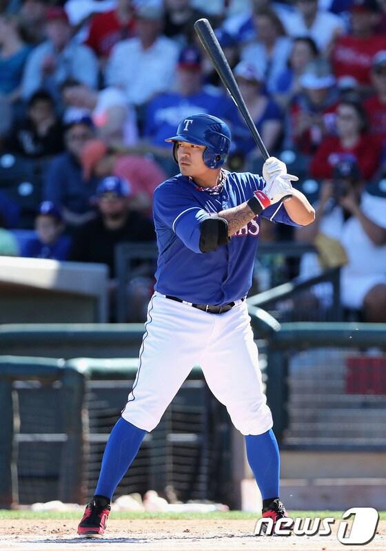 본문 이미지 - 추신수&#40;32·텍사스 레인저스&#41;.© AFP=News1  