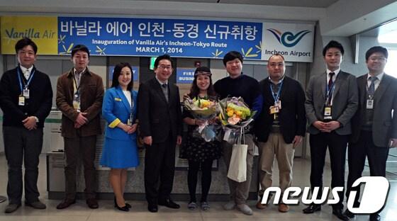 본문 이미지 - 일본 저가항공사인 바닐라에어가 인천공항에 첫 취항했다.© News1  