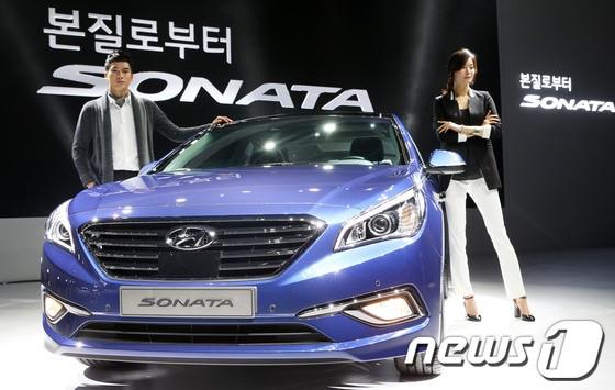 본문 이미지 - 현대자동차 신형 &#39;LF쏘나타&#39; © News1   오대일 기자