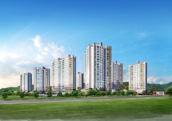 본문 이미지 - '강릉 유천지구 우미 린'/제공=우미건설© News1 임해중 