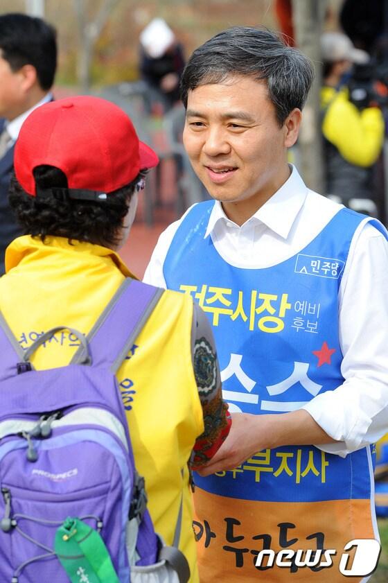 본문 이미지 - 김승수 전주시장 예비후보. 2014.3.28/뉴스1  © News1   김대웅 기자