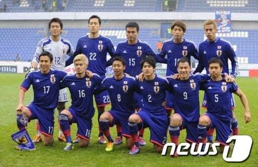 본문 이미지 - 일본 축구 국가대표팀. © AFP=News1 
