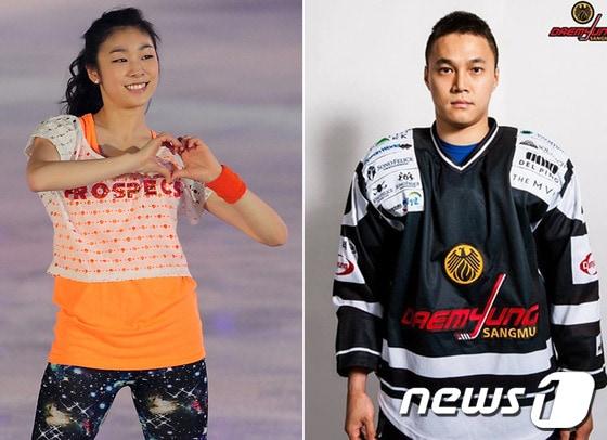 본문 이미지 - &#39;피겨여왕&#39; 김연아&#40;24&#41;의 열애설이 제기됐다. 상대는 아이스하키 선수 김원중&#40;30&#41;. 6일 오전 디스패치는 김연아와 국군체육부대 아이스하키팀 소속 김원중&#40;30&#41;이 사랑에 빠졌다고 보도했다. 이 매체는 김연아와 김원중의 다정한 모습이 담긴 사진도 함께 공개했다.고려대를 졸업한 김원중은 아이스하키 남자 대표팀 부동의 에이스로 활약해온 선수로 안양 한라에서 활약하다 현재는 국군체육부대 아이스하키팀&#40;대명 상무&#41; 소속이다. 2014.3.6/뉴스1 © News1   &#40;서울=뉴스1&#41;