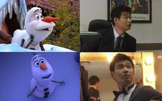 본문 이미지 - 박혁권 올라프 닮은꼴(온라인 커뮤니티). © News1