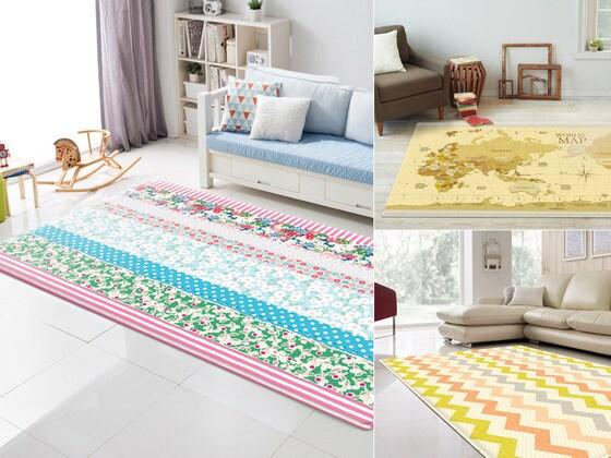 본문 이미지 - LG하우시스가 선보인 '패밀리 디자인 쿠션매트' 3종. © News1  