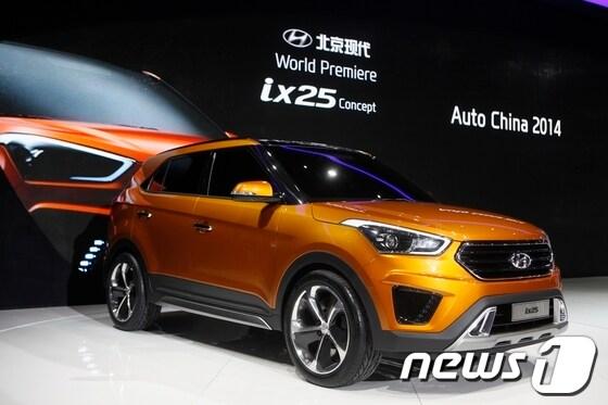 본문 이미지 - 현대차 중국 전략 소형 SUV 'ix25'(사진제공=현대차)ⓒ News1