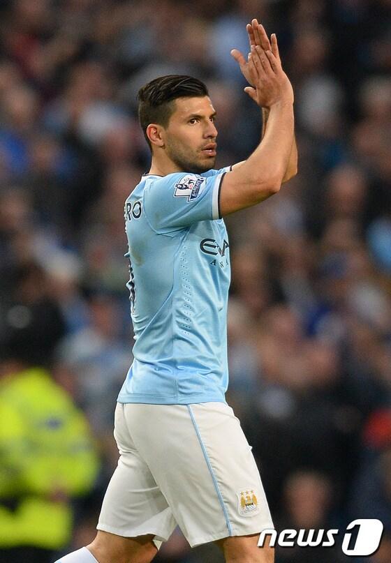 본문 이미지 - 맨체스터시티 세르히오 아게로. ⓒ AFP=News1