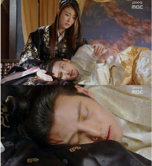 본문 이미지 - 지창욱의 죽음으로 하지원이 혼자 남았다&#40;MBC &#39;기황후&#39; 캡처&#41;.© News1  