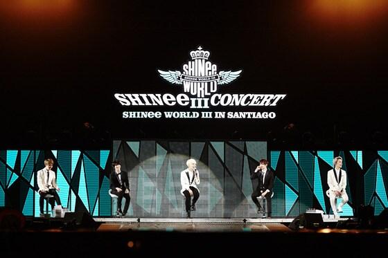 본문 이미지 - 칠레에서 단독 콘서트를 하는 그룹 샤이니(SM엔터테인먼트 제공).© News1  