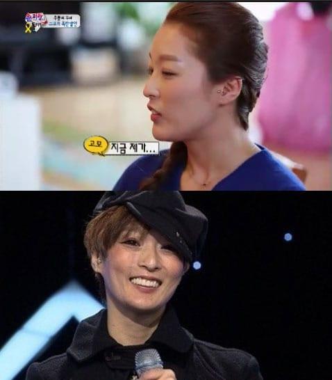 본문 이미지 - 이종격투기 선수 추성훈의 여동생 추정화가 과거 SBS 'K팝스타'에 출연한 이력이 공개돼 눈길을 모았다. © KBS2'슈퍼맨이 돌아왔다' 방송 캡처(위), SBS 'K팝스타' 캡처