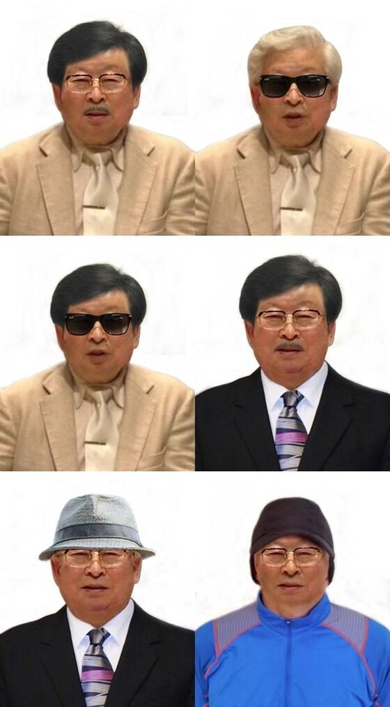 본문 이미지 - 유병언 전 세모그룹 회장 변장 시 예상모습.(경찰청 제공) © News1 