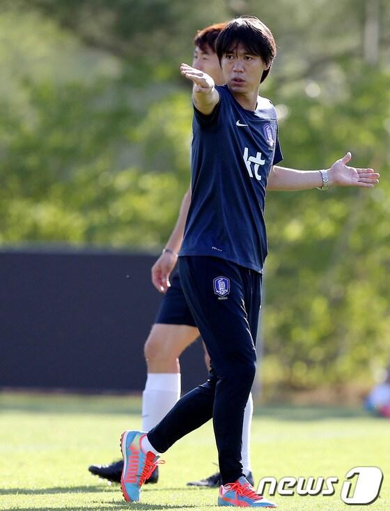 본문 이미지 - 홍명보  월드컵 축구 대표팀 감독 /뉴스1 © News1   박정호 기자