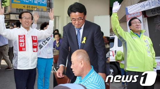 본문 이미지 - 김선배·김인희·민병희 강원도교육감 후보. © News1  