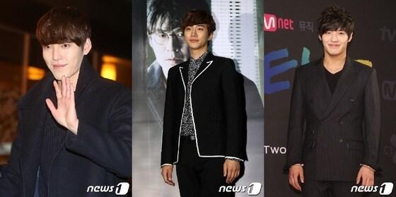 본문 이미지 - 왼쪽부터 배우 김우빈, 이준호, 강하늘. © News1  