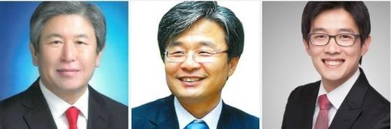본문 이미지 - 왼쪽부터 임승업(새누리당), 김우영(새정치민주연합), 유지훈(통합진보당) 후보. © 뉴스1   