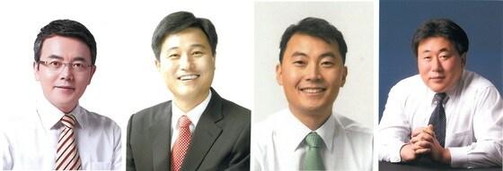 본문 이미지 - 왼쪽부터 김규성(새누리당), 김영배(새정치민주연합), 전택기(통합진보당), 황호산(무소속) 후보.© News1 