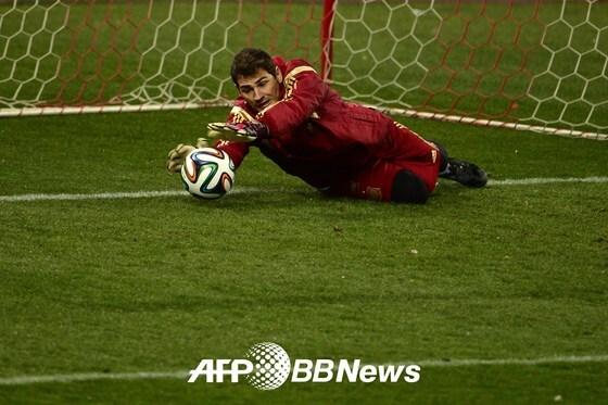 본문 이미지 - 스페인 골키퍼 이케르 카시야스.© AFP BBNews=News1 