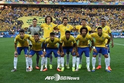 본문 이미지 - 브라질 축구대표팀. © AFPBBNews=News1 