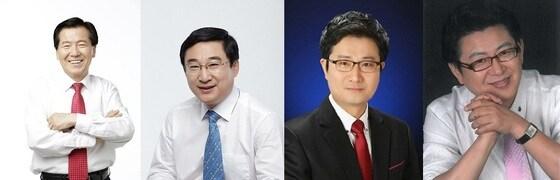 본문 이미지 - 왼쪽부터 이석기(새누리당), 이동진(새정치민주연합), 조용현(통합진보당), 장일(무소속) 후보. © 뉴스1  