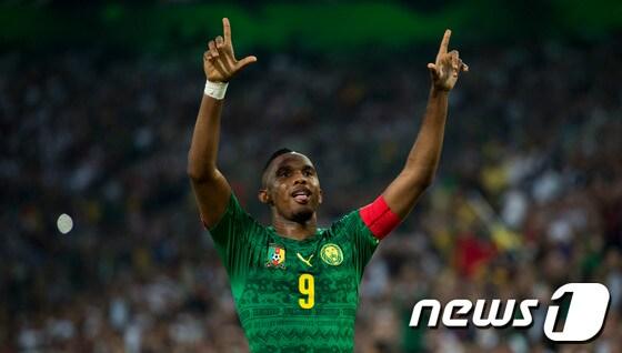 본문 이미지 - 카메룬 축구 대표팀 공격수 사무엘 에투&#40;첼시&#41;. © AFP=News1  