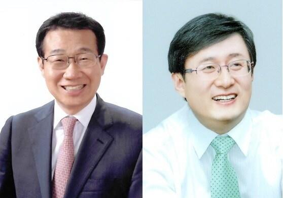 본문 이미지 - 왼쪽부터 정기완(새누리당), 김성환(새정치민주연합) 후보. © 뉴스1  