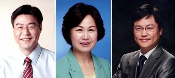 본문 이미지 - 왼쪽부터 오경훈(새누리당), 김수영(새정치민주연합), 설창일(통합진보당) 후보. © 뉴스1  