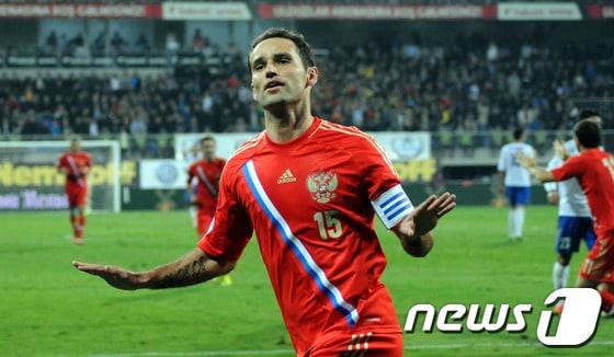 본문 이미지 - 러시아 대표팀의 로만 시로코프©AFP= News1  