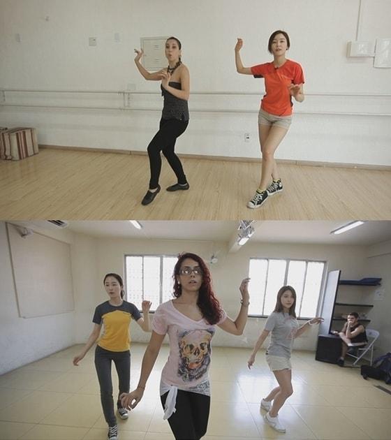 본문 이미지 - 카라 박규리와 밀크 출신 서현진이 삼바댄스 대결을 펼친다. © SBS 제공  