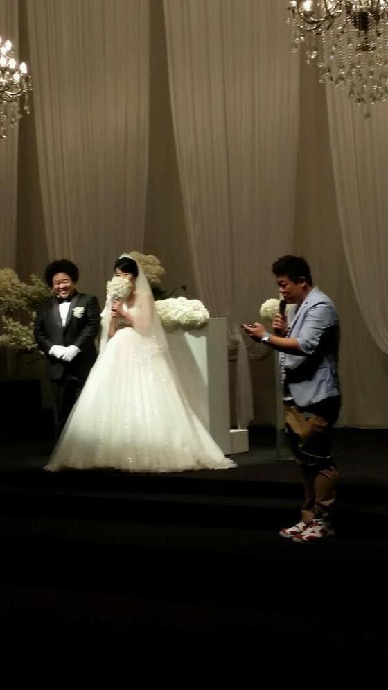 본문 이미지 - 개그맨 송영길이 결혼식을 올렸다. © 개그맨 김지호 트위터 