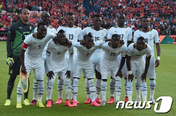본문 이미지 - 가나 축구 국가대표팀. © AFP=News1