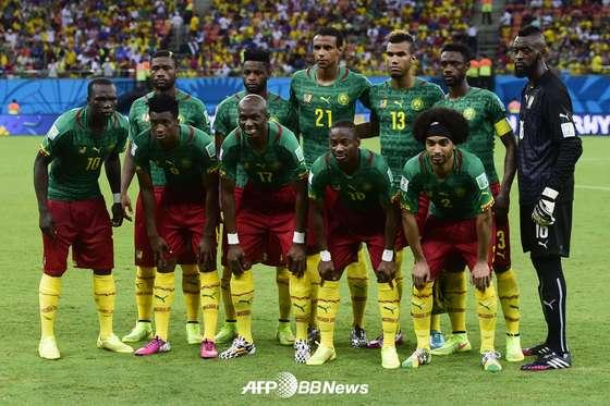 본문 이미지 - 카메룬 축구대표팀. © AFPBBNews=News1 